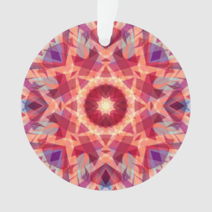 Ornamento Estrela de Natal Vermelha Diversão Vermelha Divers