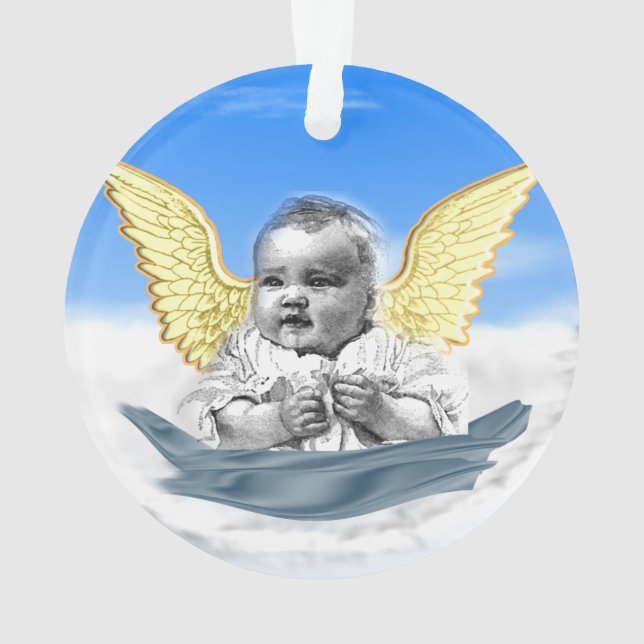 Ornamento Eu acredito em Anjos (Verso)
