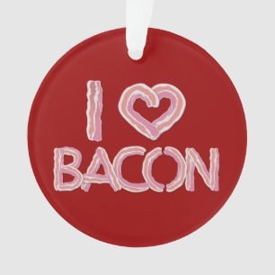 Ornamento Eu Amo Bacon