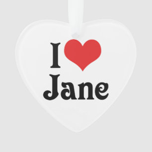 Ornamento Eu Amo Jane
