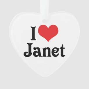 Ornamento Eu Amo Janet
