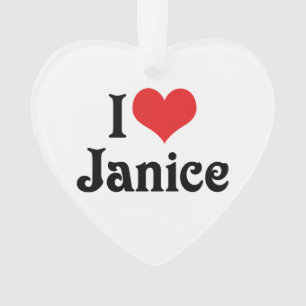 Ornamento Eu Amo Janice