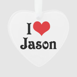 Ornamento Eu Amo Jason