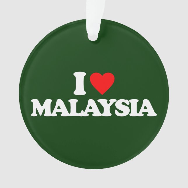 ORNAMENTO EU AMO MALAYSIA (Frente)