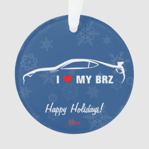 Ornamento Eu amo meu BRZ