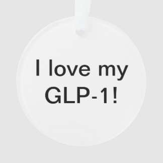 Ornamento Eu amo meu GLP-1