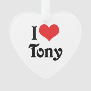 Ornamento Eu Amo Tony