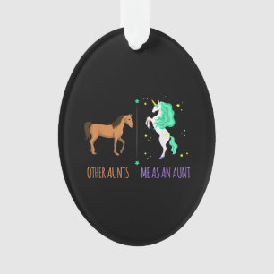 Ornamento Eu Como Tia Ou Ttia Cavalo, Presente De Unicórnio
