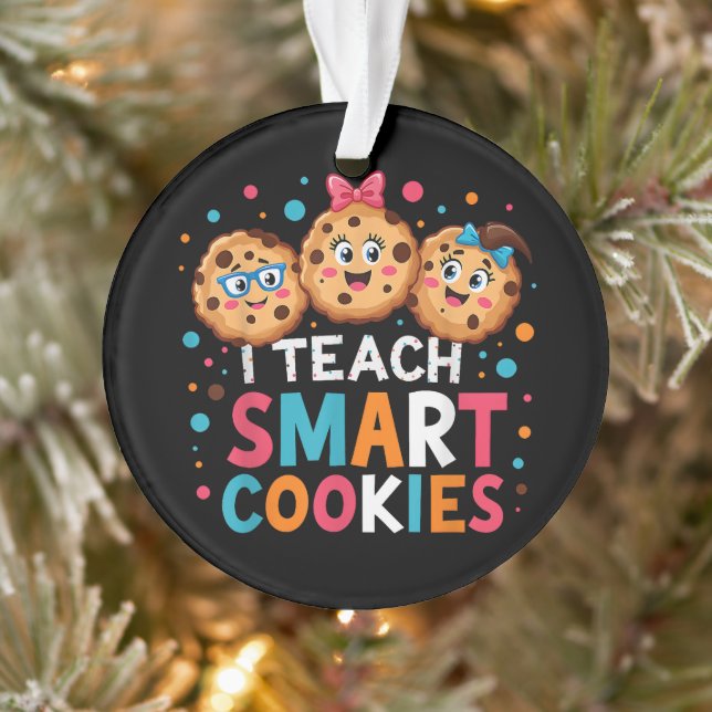 Ornamento Eu Ensino Biscoitos Inteligentes Professor de Volt (Árvore)