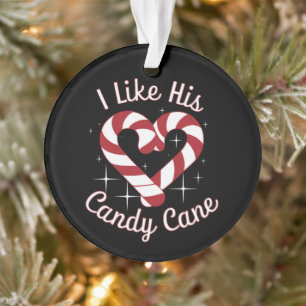 Ornamento Eu Gosto De Seus Casais Engraçados De Cane Engraça