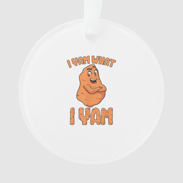 Ornamento Eu Grito O Que Eu Ainda Sou Gato De Batata Doce (Frente)