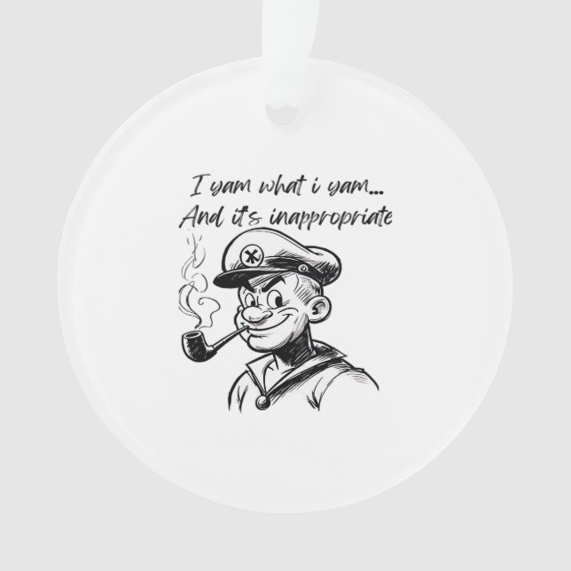 Ornamento Eu Grito O Que Eu Sou E A Lama Clássica Inapropria (Frente)