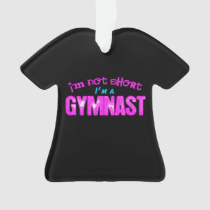Ornamento Eu não sou curto, mim sou um Gymnast