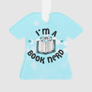 Ornamento Eu sou um Nerd de livro