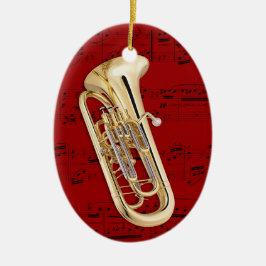 Ornamento - Euphonium - escolha sua cor