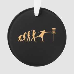 Ornamento Evolução do Disc Golf
