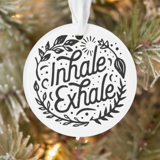 Ornamento Exalar e respirar fundo (Árvore)