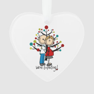 Ornamento expectante feito sob encomenda do