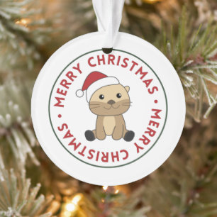 Ornamento Externo de Animais de Inverno de Neve de