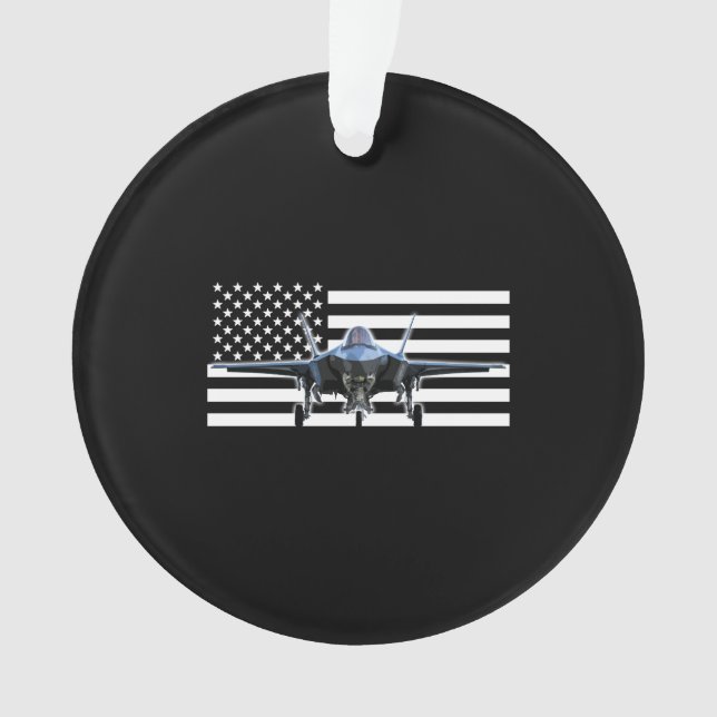 Ornamento F-35 (bandeira negra) (Frente)