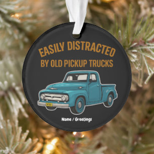 Ornamento Fácil Distração Por Caminhões Antigos De Pickup En