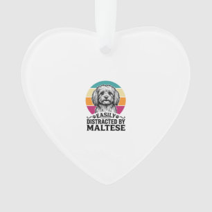 Ornamento Facilmente Distraído Pelo Design de Cachorro Vinta