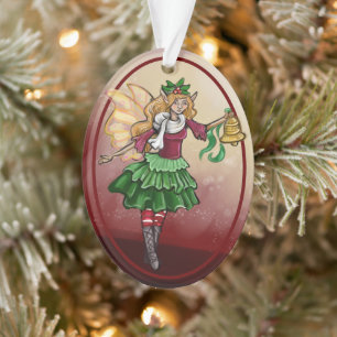 Ornamento Fada de Bell de Natal Mágico