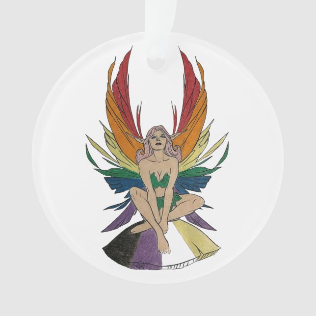 Ornamento Fada não-binário (Frente)