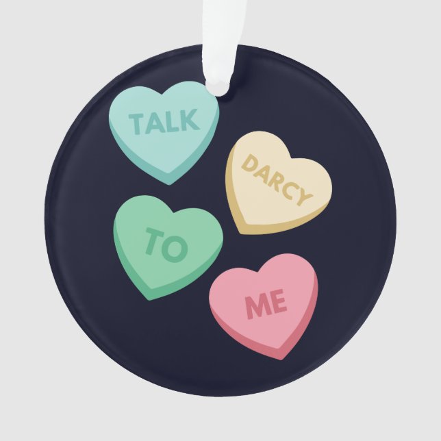 Ornamento Fale comigo Darcy III (Frente)