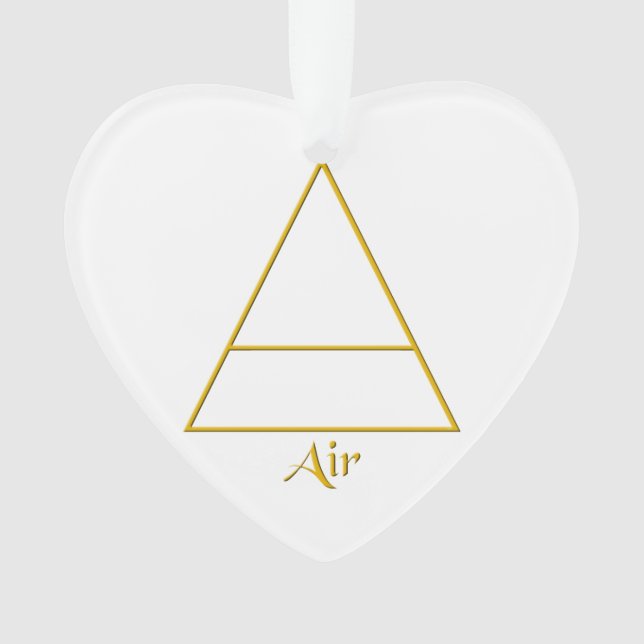 Ornamento Falln Pagan Air Element Symbol (Frente)
