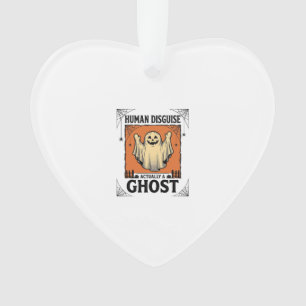 Ornamento Fantasma de Fantasia Humana Humor Vintage de Hallo