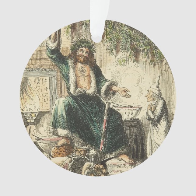 Ornamento Fantasma do presente de Natal (Frente)