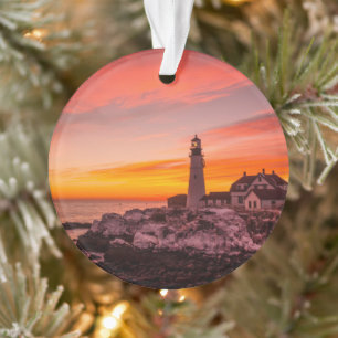 Ornamento Faróis Portland Head Cape Elizabeth Maine
