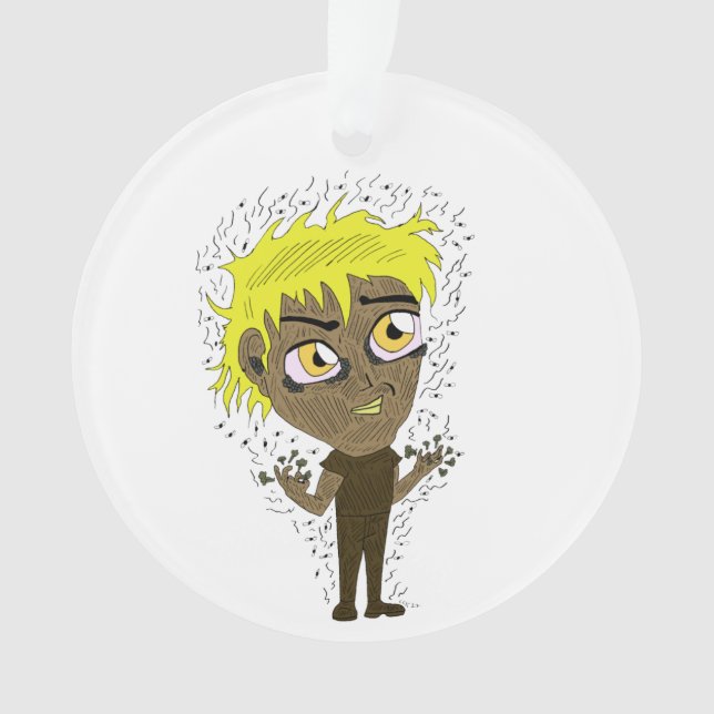Ornamento Farty Fingers Chibi (Frente)