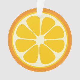 Ornamento Fatia de Fruta Tropical de Citrinos de Laranja Sua