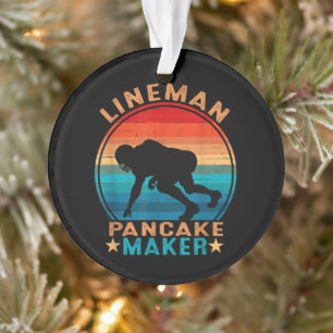 Ornamento Fazedor de Panqueca Lineman - Futebol Americano