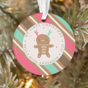 Ornamento Fazer Espíritos Brilhantes Reindeer Gingerpão Foto
