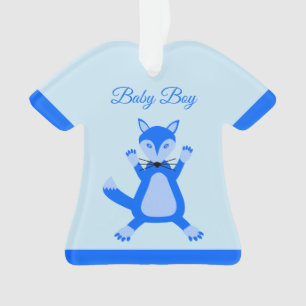 Ornamento Febre de Raposa Azul-Cinto Personalizada