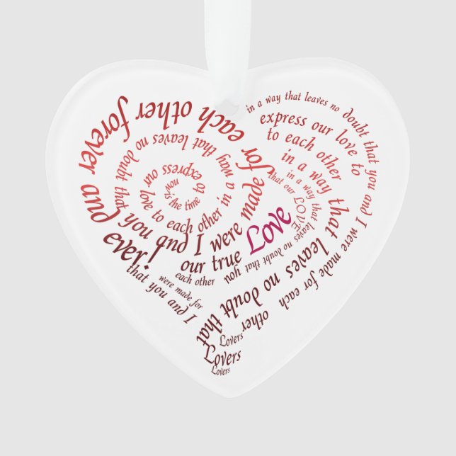 Ornamento Feita Para Proposta De Noivado (Frente)