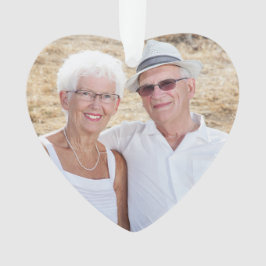 Ornamento feito sob encomenda do feriado da foto