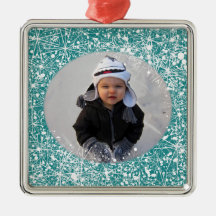 Ornamento feito sob encomenda do floco de neve