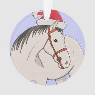 Ornamento Feliz Cavalo de Natal