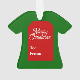 Ornamento Feliz de Natal