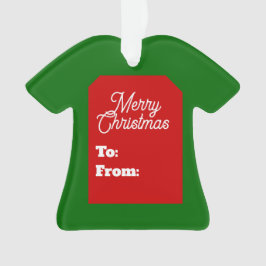 Ornamento Feliz de Natal