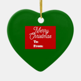 Ornamento Feliz de Natal