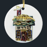 ORNAMENTO FELIZ DO FERIADO DA CASA DE HANUKKAH<br><div class="desc">MEU DESIGN</div>