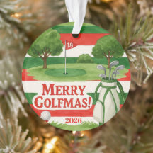 'Feliz Golfmas!' Presente de Natal Personalizável 