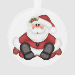 Ornamento feliz jolly Santa Claus