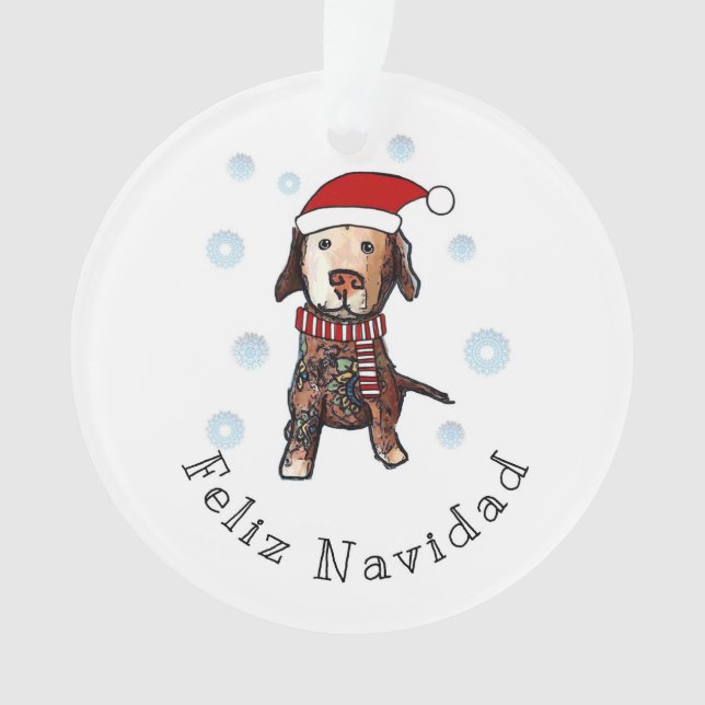 Ornamento Feliz Natal (Frente)