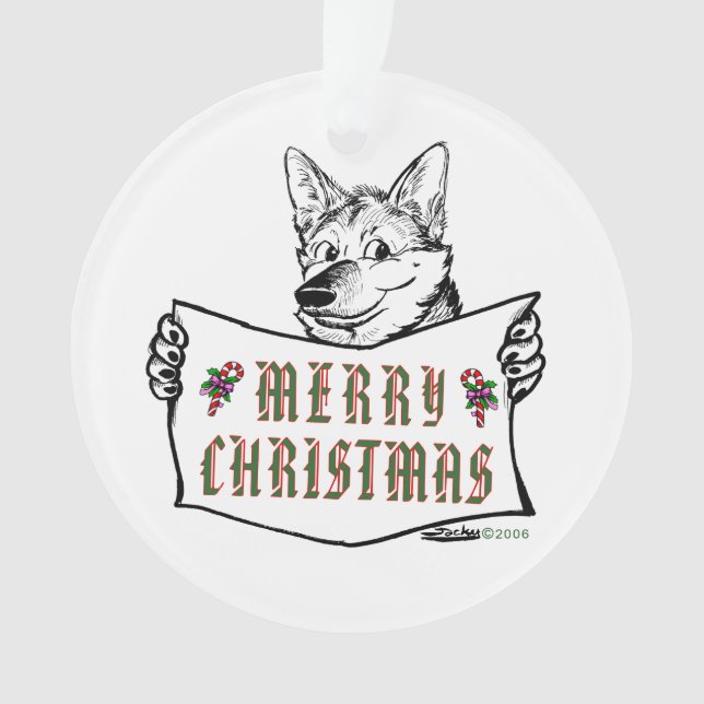 Ornamento Feliz Natal! (Frente)